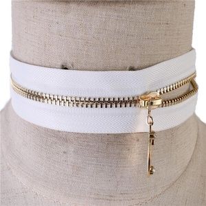 ZIPPER CHOKER NECKLACE